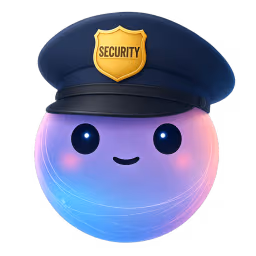 MemBrain mascot wearing a SECURITY cap